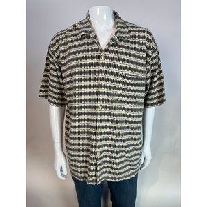 Supplies Retro Look Polo Shirt  Large Multi  Retro Cotton